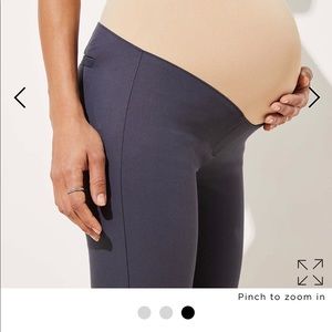 Loft grey maternity pants